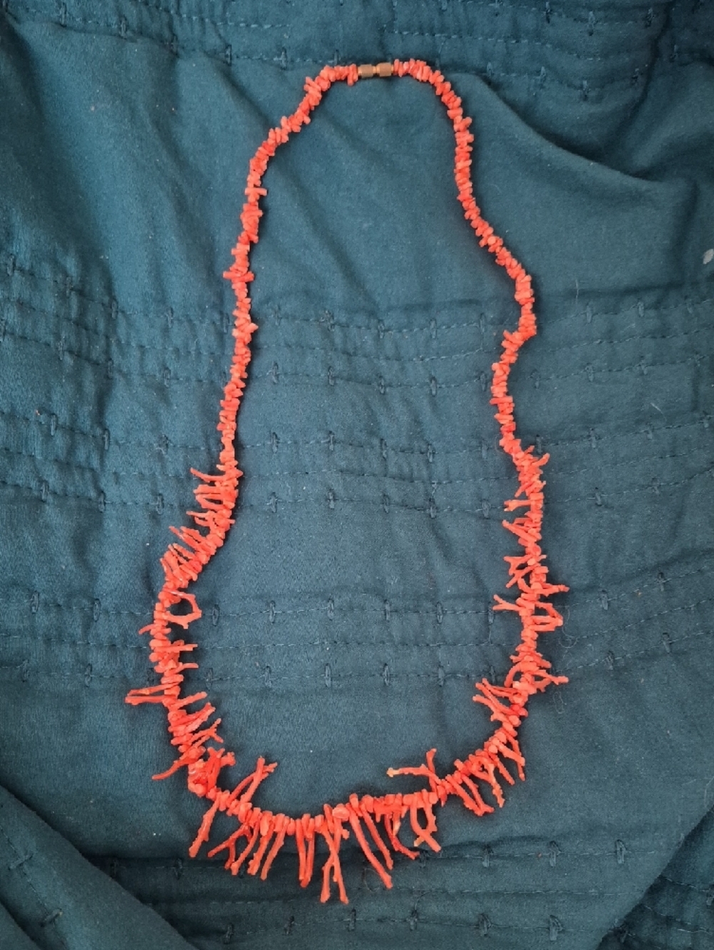 Coral Branch Statement Necklace - Pink Coral Accent